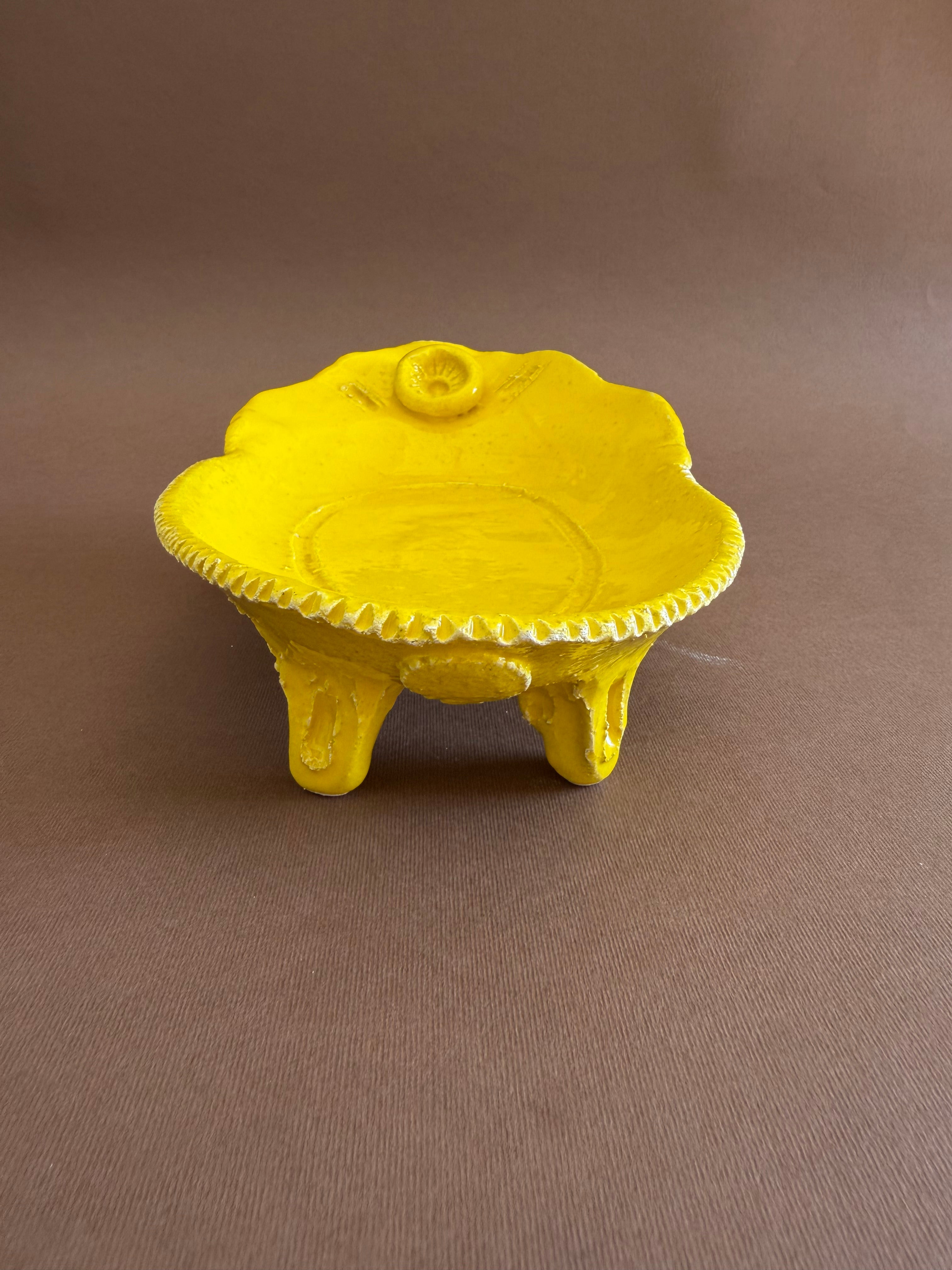 ovale - giallo con bocciolo