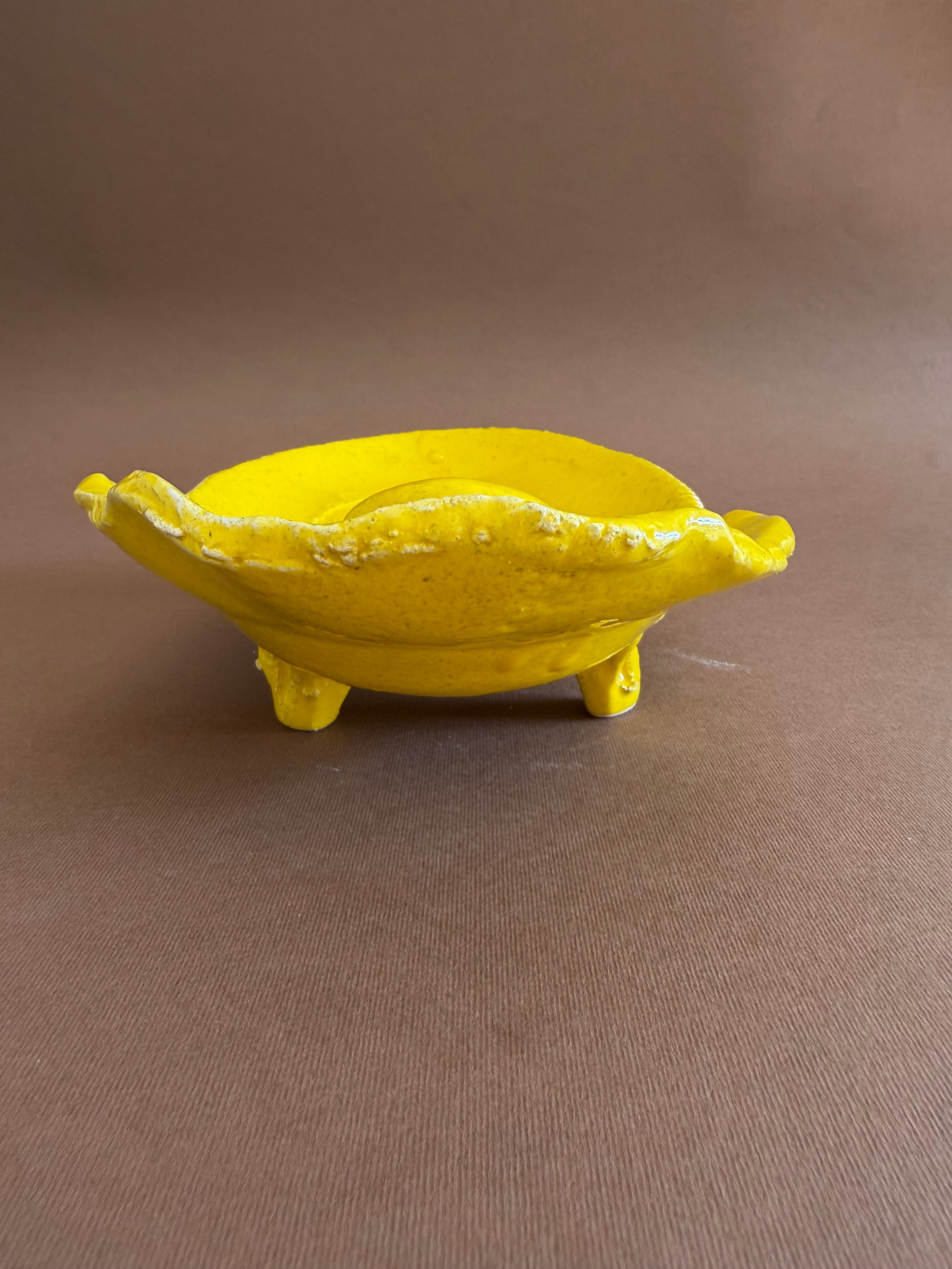 ovale - giallo con bocciolo