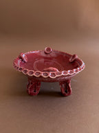 ovale- rosso con boccioli
