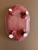 ovale- rosso con boccioli