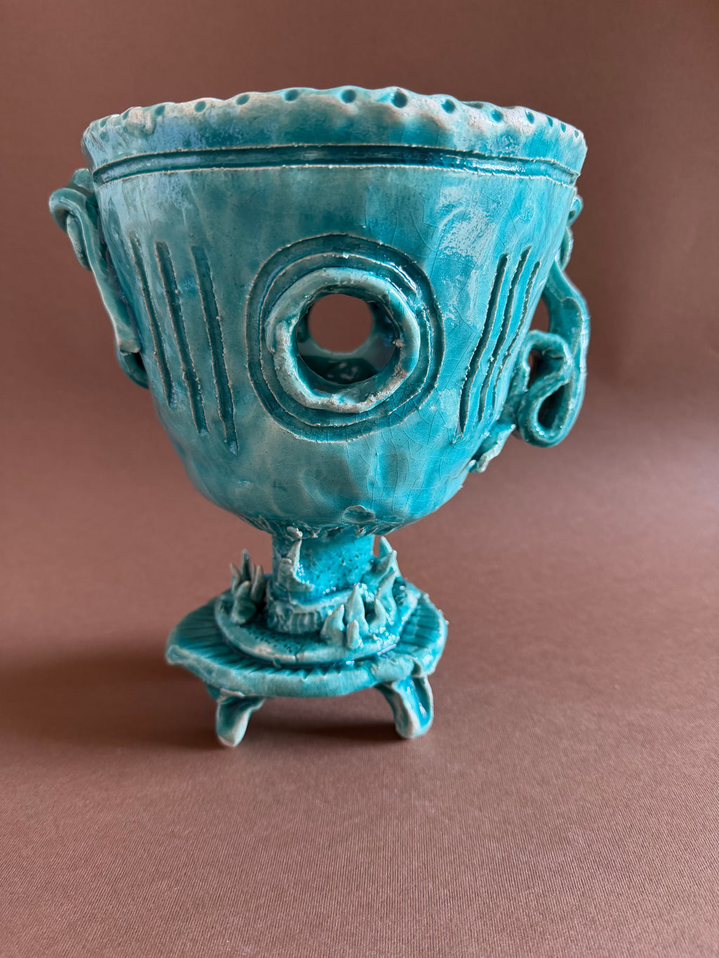 neptunus - coppa con base quadrata