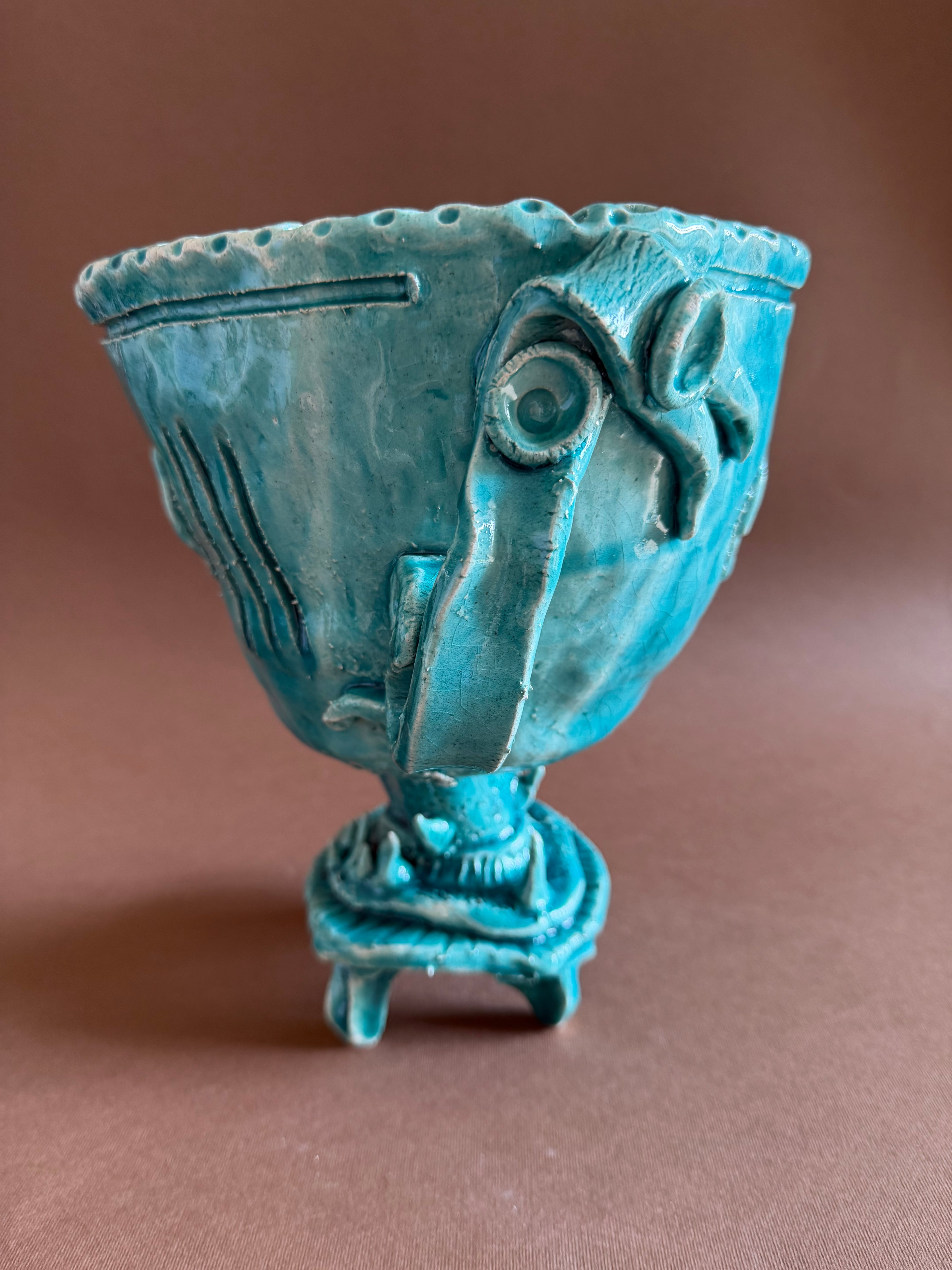 neptunus - coppa con base quadrata