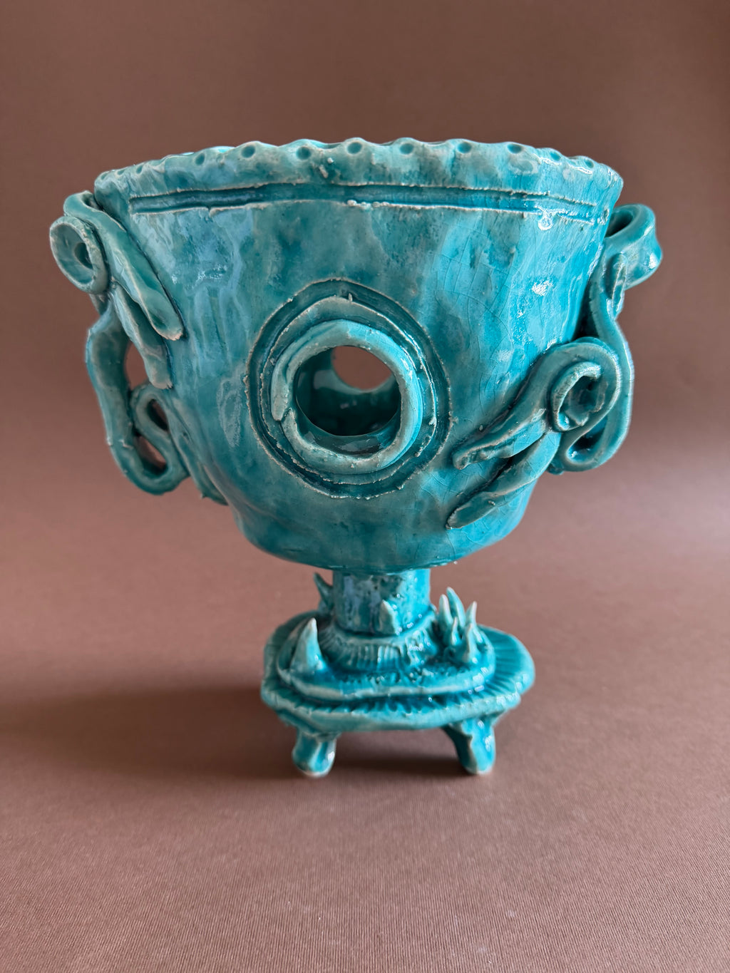 neptunus - coppa con base quadrata
