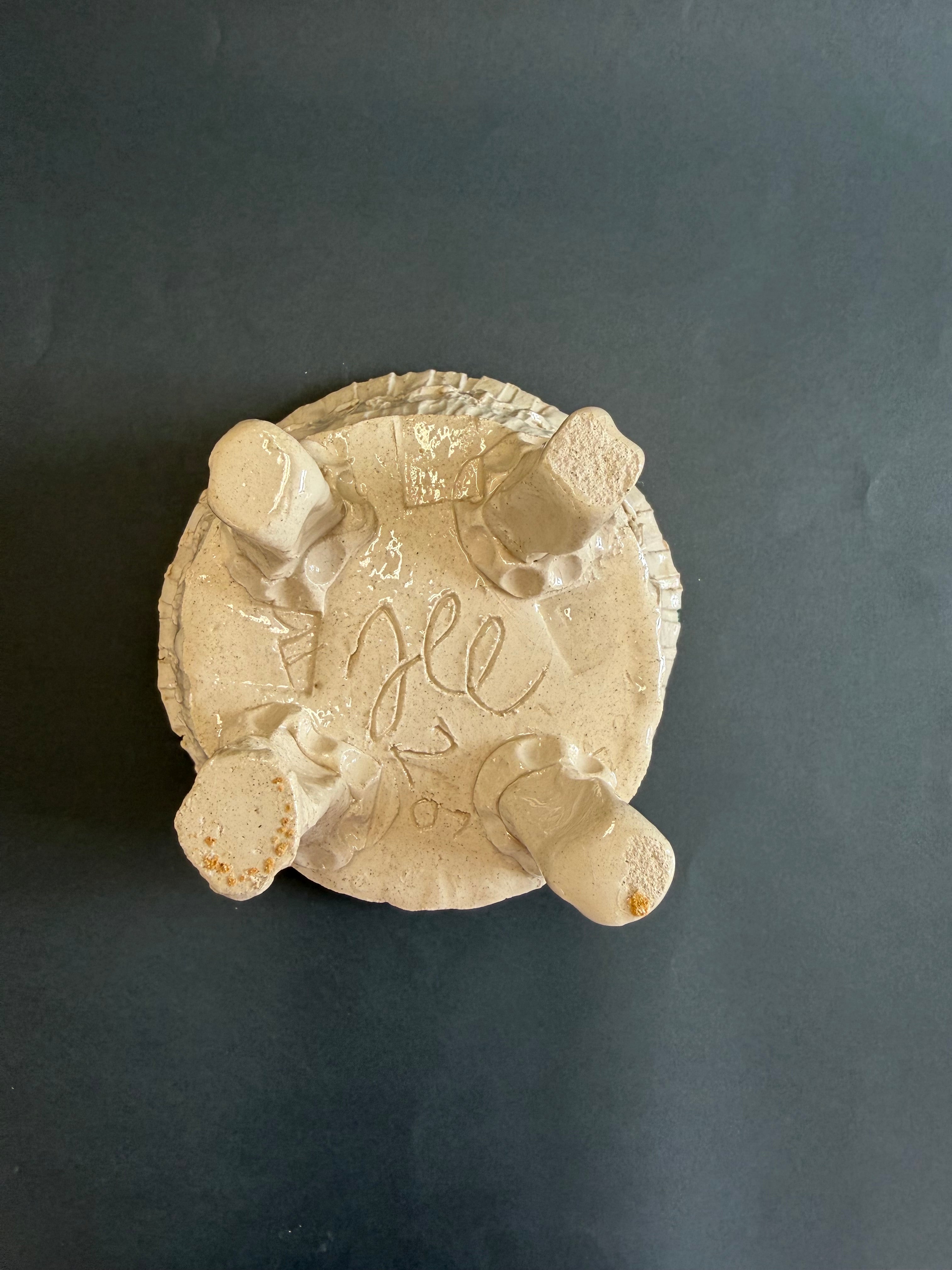 MAGNUS - coppa  decoro sfrangiato serie bianco magnolia