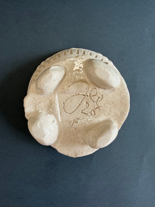 INTERMEDIUS - coppa con piedi a ruota - serie bianco magnolia