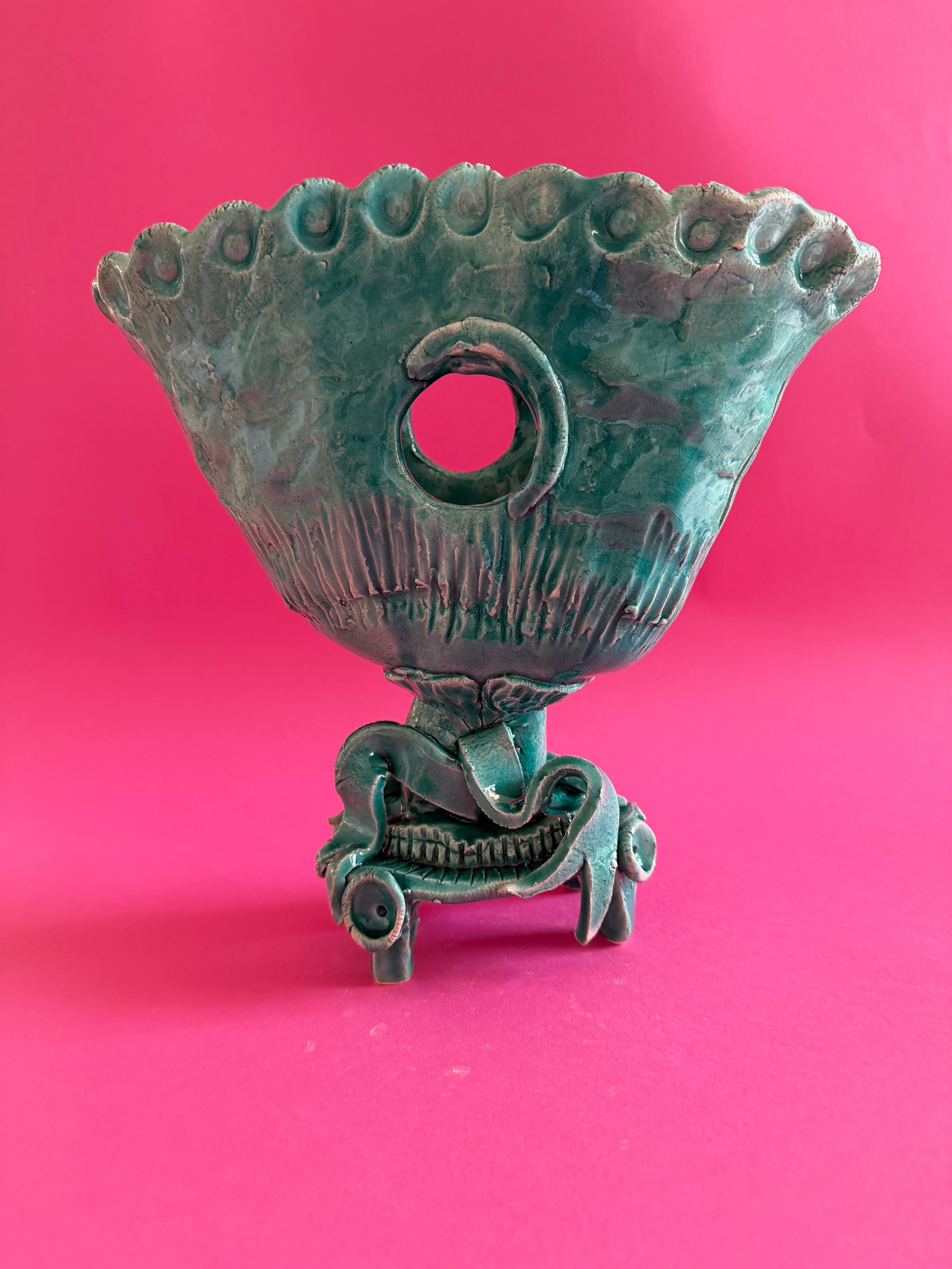 NEPTUNUS - Anfora Magnus con fori e nastri