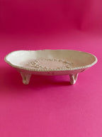 ovale - con frammenti bianco magnolia