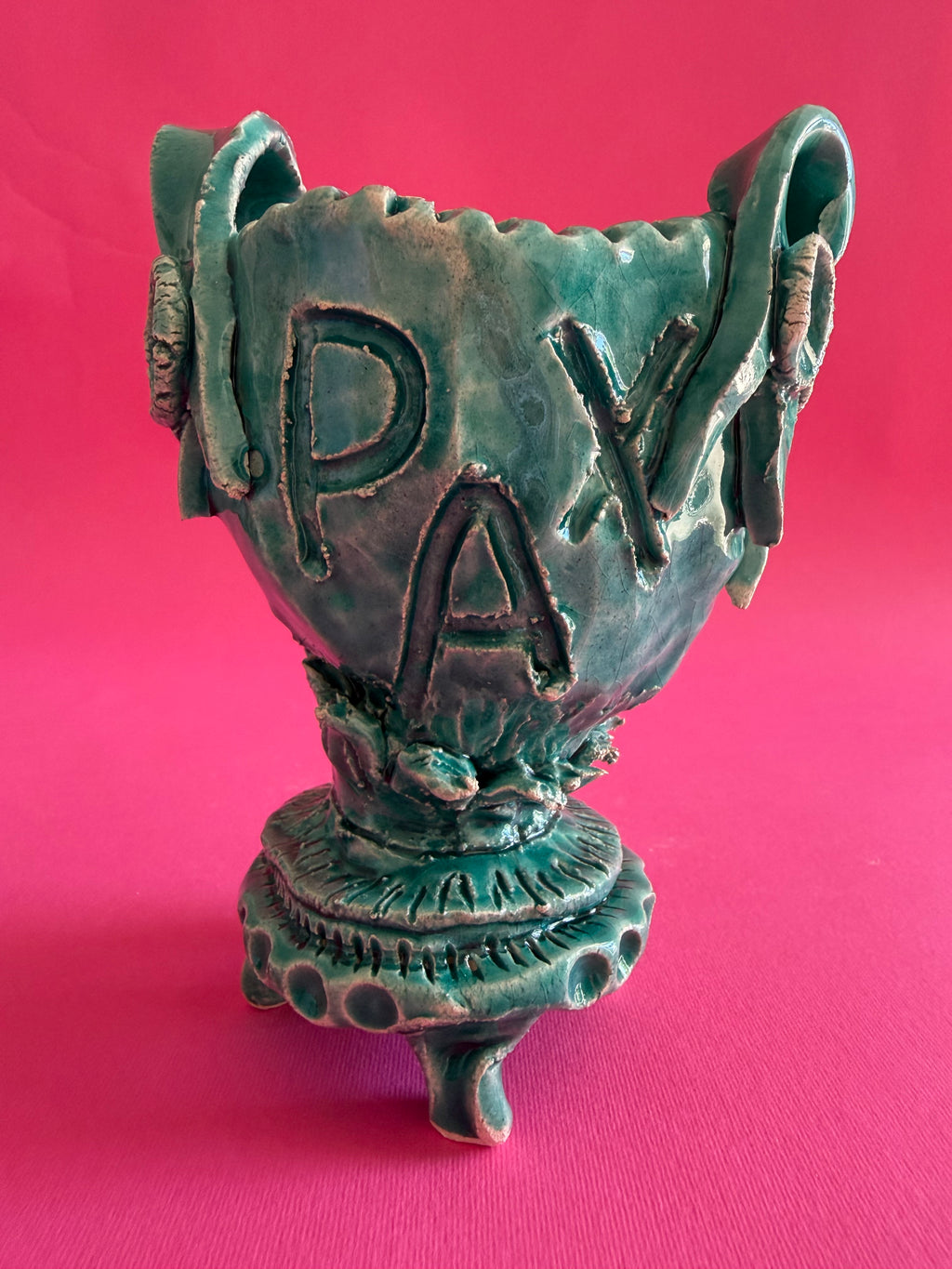 PARVUM - coppa PAX con nastri e boccioli