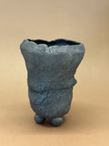 Vaso con tre piedi a palla